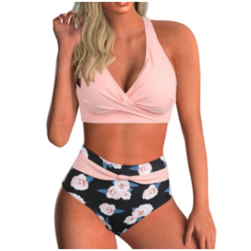 Bikini new small fresh sexy split swimsuit women's beach swimsuit