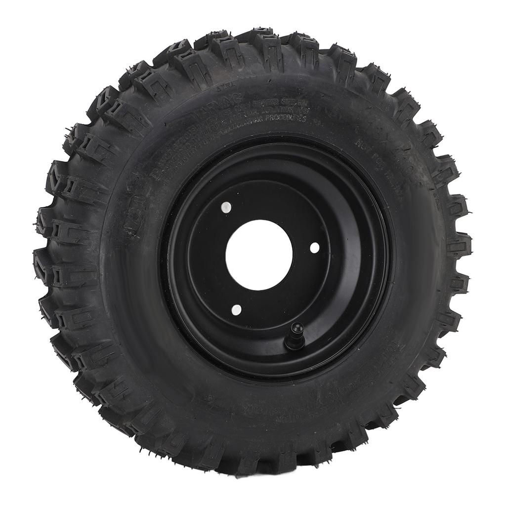 13x4.1 6 Tubeless Tire with Rim Explosion Proof 6 Inch Vacuum Tyre for ATV Quad Off Road Go Kart Golf Cart Mini Bike