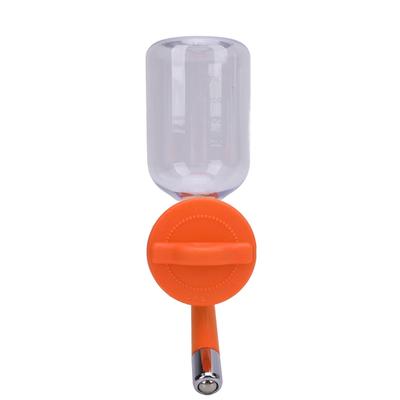 Hanging Dog Cage Bottle Stainless Steel Ball Bearing 300ML Capacity Space Saving Long Lasting Cage