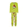 Print Cute Family Set Pajamas, Home Clothes, Family Set Long Sleeve Top Pants Set