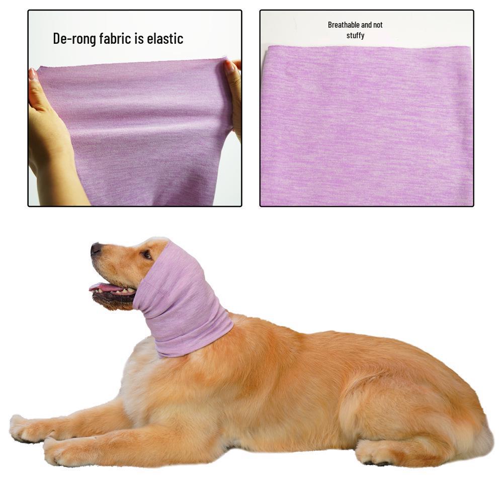 Large Dog Noise-Cancelling Anti-Anxiety Winter Earmuffs & Neck Warmer Scarf