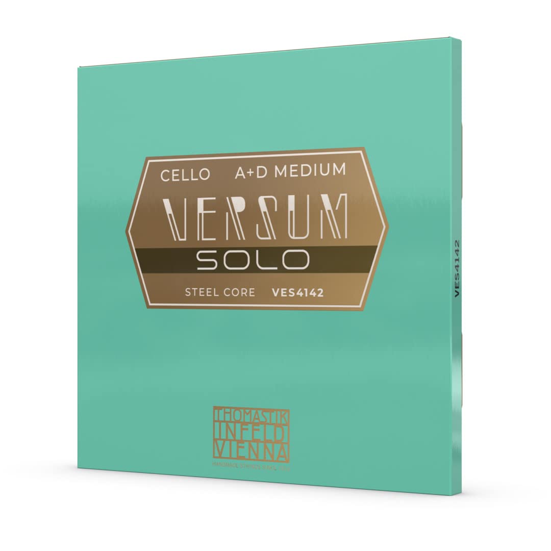 

VERSUM Solo Cello Strings, A and D String Set, Steel Core, 44, Multi-Alloy Winding, VES4142
