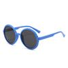 New personalized retro round sunglasses, men's and women's European and American fashion street shooting, hip-hop sunglasses, women's high-end sense