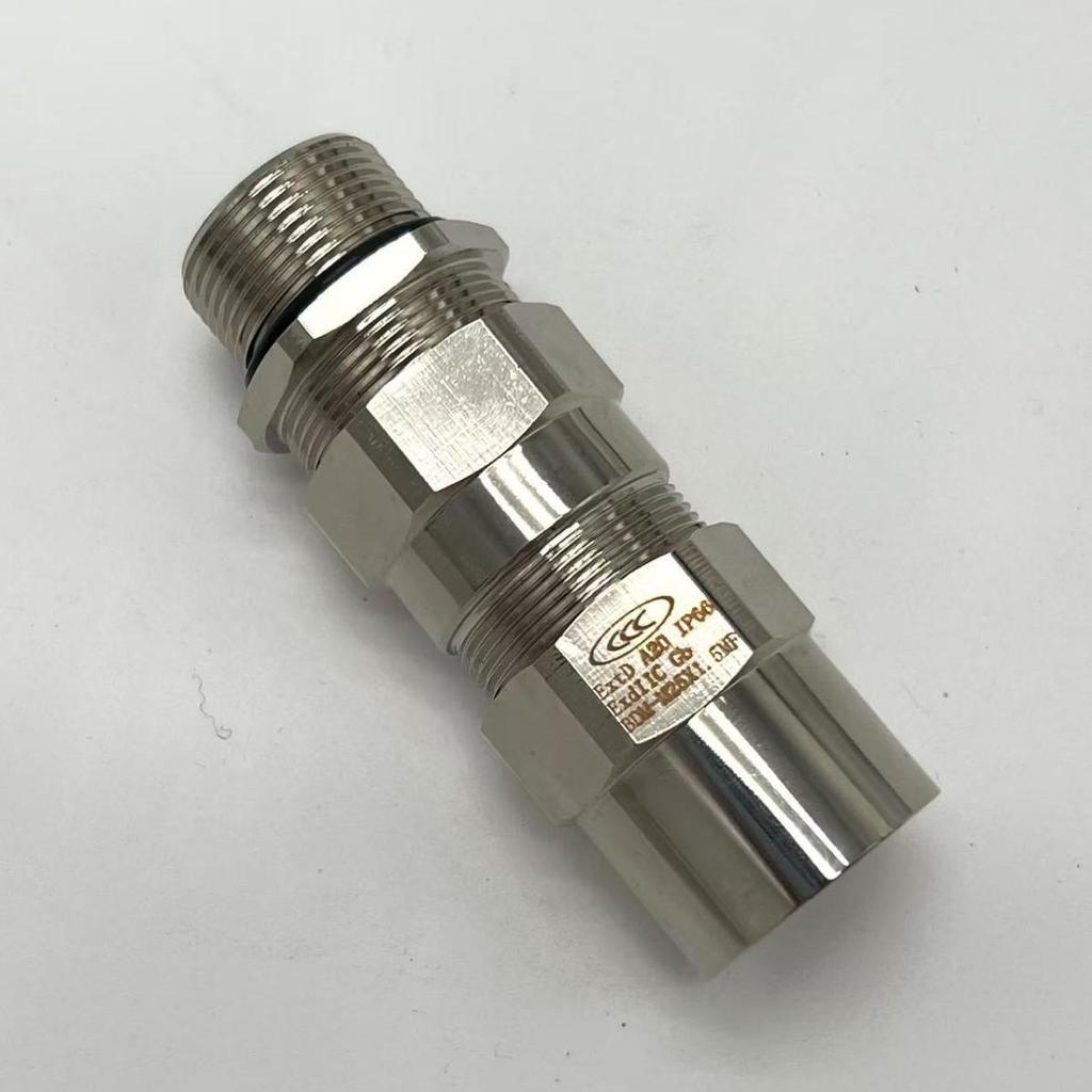 Explosion-Proof Armored DN15 Brass Cable Gland: Waterproof & Flameproof NPT Stuffing Box