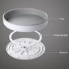 Multi-function 360 Rotating Seasoning Storage Rack Shelf Rotating Spice Rack Non-slip Waterproof Kitchen Organizer Accessories