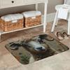 1PC Curly Sheep Pattern Kitchen Rug Non-Slip Door Mat Pop design Bathroom Rug Bath Mat Carpet for Home Sink Laundry Decor