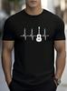 Summer New Men's T-shirt Fashion Men's Summer Round Neck Breathable Casual Pure Cotton Short Sleeved Shirt