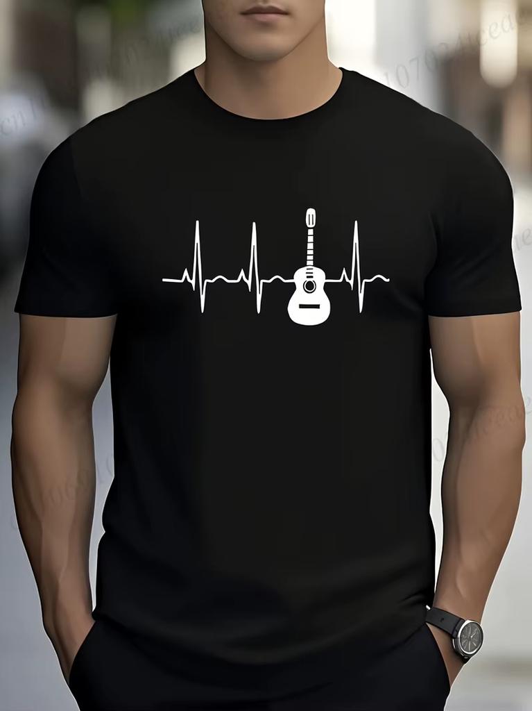 Summer New Men's T-shirt Fashion Men's Summer Round Neck Breathable Casual Pure Cotton Short Sleeved Shirt