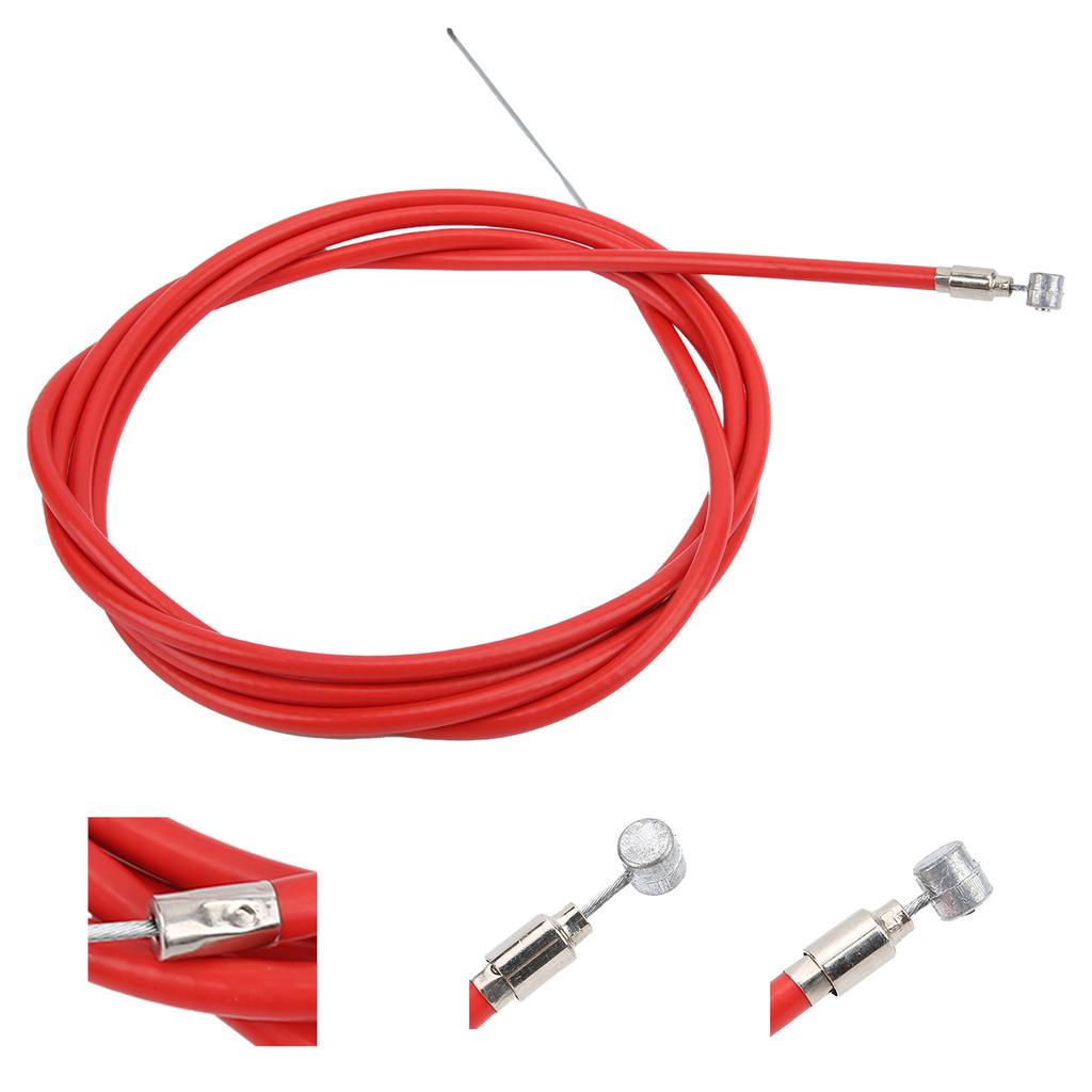 74.8in Brake Cable Rear Brake Line Replacement Accessory Red for Xiaomi M365 Electric Scooter