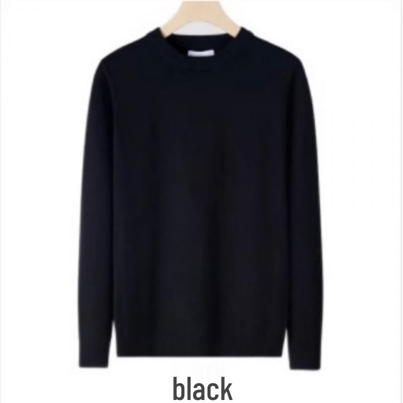 Men's Slim Fit Round Neck Warm Knitwear Pullover for Autumn and Winter