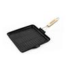 Kitchencook - Grill28 Tfi - Grill Carré Fonte D'aluminium 28 Cm - Revêtement Antiadhésif - Tous Feux Induction