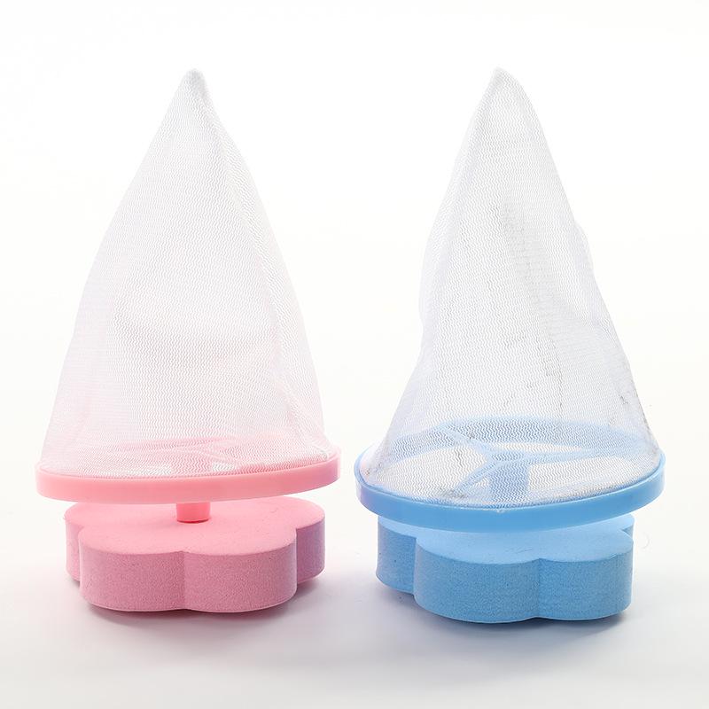 Blumenförmiger Fusselentferner Netz-Wäschebeutel für Waschmaschinen