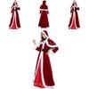 Elegant Red Christmas Dress For Women Featuring Cozy Soft Fabric And Plus Size Options
