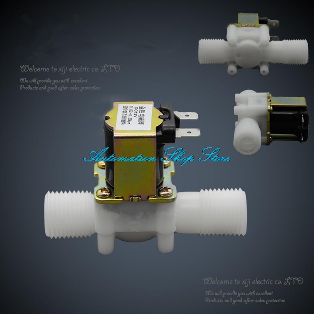 hot sale Solenoid valve 1/2" to 1/2" Plastic valve,water valve ,Right Angle type 12V DC Water dispenser,washing machine