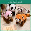 Tiger Panda Raccoon Plush Toy With Pp Cotton Filling For Kids And Collectors