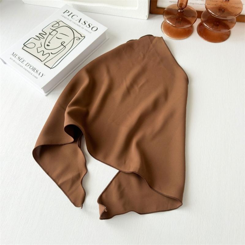 Triangular Shape Head Scarf Hair Band For Various Styles Soft Cotton Fabric Suitable For Casual Formal