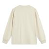 Li-Ning Basketball Series Letter Round Neck Breathable Versatile Long Sleeve T-Shirt Men Tops Off-White AHSV503-1