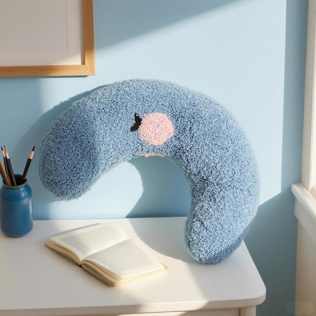 Transgraniczna poduszka dla zwierząt w kształcie litery U dla kotów i psów - Wsparcie kręgosłupa szyjnego dla głębokiego snu