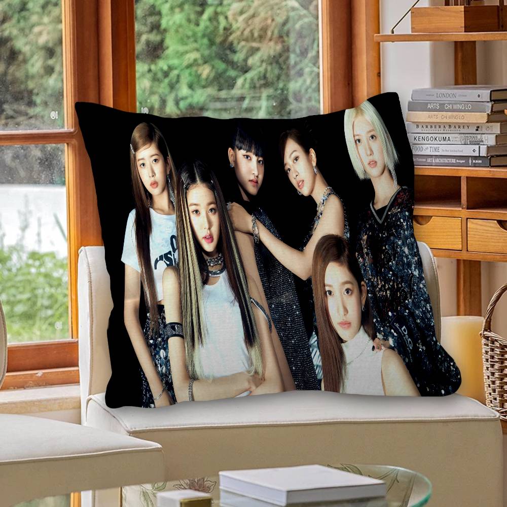 Popular Kpop group I-IveS girls Cushion Cover Decorative Pillow Sofa Home Decor case pillow cases