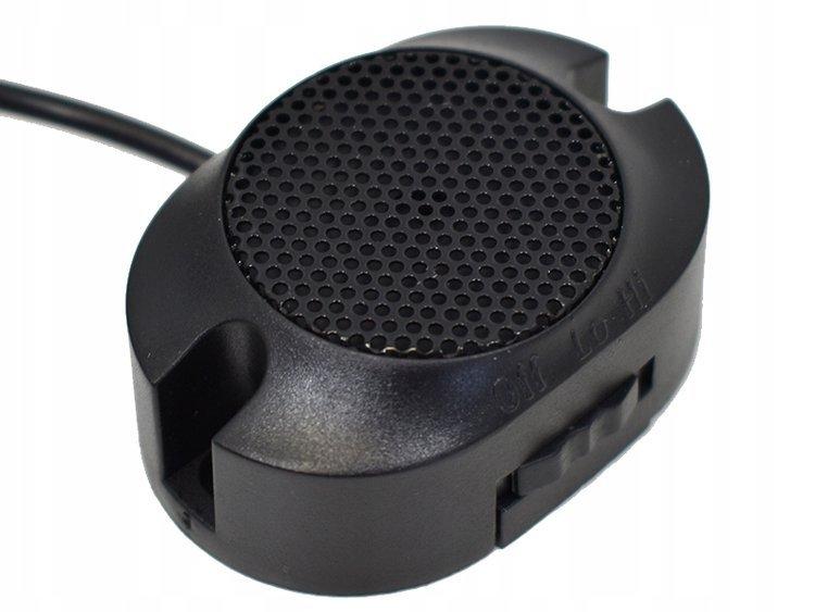 Czujniki Cofania Parkowania 4X Buzzer Białe 18Mm