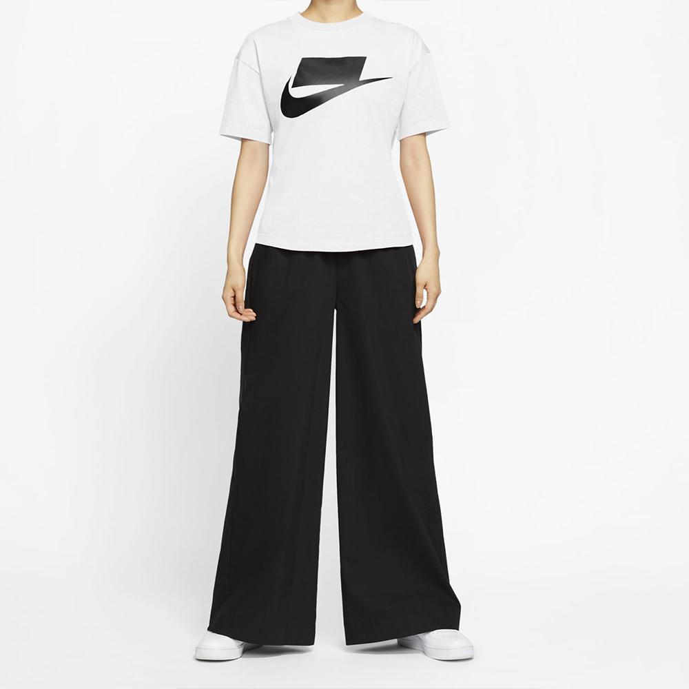 Nike Casual Sports Training Crew Neck Short Sleeve T-Shirt Women Tops White DB9828-100