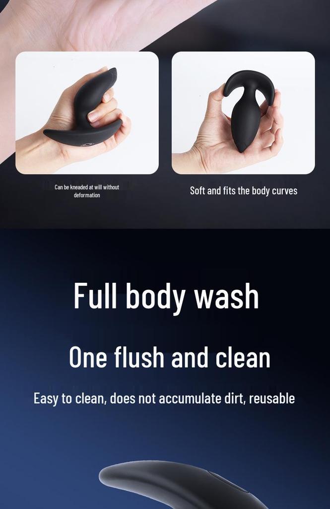 Magnetic Inflatable Butt Plug with Ball Bearings, Vibrating Anal Dilator for Men and Women - SM Erotic Product
