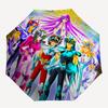 1pc Saint Seiya, Zodiac Warriors Themed High-quality Umbrella,Automatic Opening and Closing Umbrella,Multi-functional Umbrella G0811321