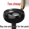 Handcrafted Zhangqiu Iron Belly Wok: Uncoated, Non-stick, Small Iron Frying Pan for Household Use.