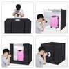   PU5083 80*80*80cm Large Folding LED Light Tent Desktop Photo Studio Light Box 90W Softbox 234pcs LED Bds 5500K Dimmable with 3pcs Color Backdrop