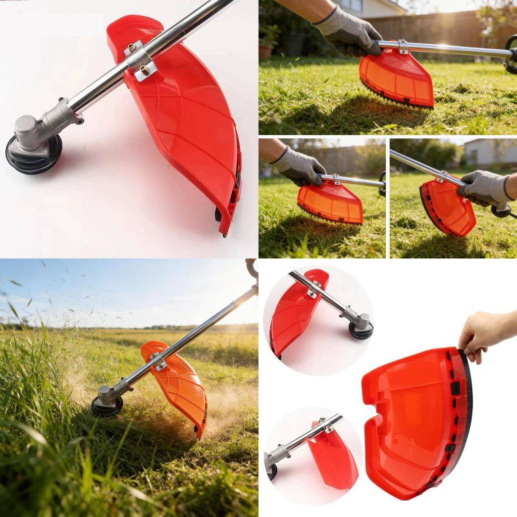 Lawn Mower Grass Guard Panel With Handle For Garden Trimming And Protection