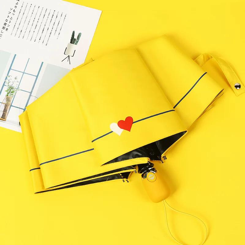 Sun Umbrella, Sunshade Umbrella, Rain Umbrella, Sun Protection Umbrella, Anti-Uv Umbrella, Automatic Umbrella for Girls and Boys, Compact and