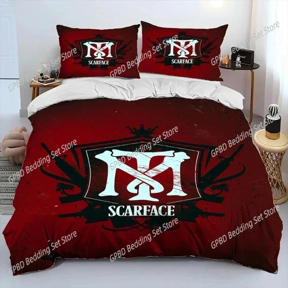 Comforter 3D Print Movie Scarface Tony Bedding Set Bedroom Soft Modern S Comefortable Kids And