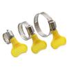 5Pcs Stainless Steel Hose Clamps T Bolt Pipe Clip Circular Air Water Pipe Fuel Hose Clips of Water Pipe Fasteners Clamps