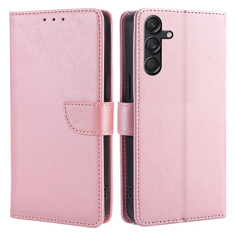 Etui dla Samsunga Galaxy M55 5G/C55 5G/F55 5G, skóra o fakturze cielęcej skóry, portfel z podstawką, pokrowiec na telefon