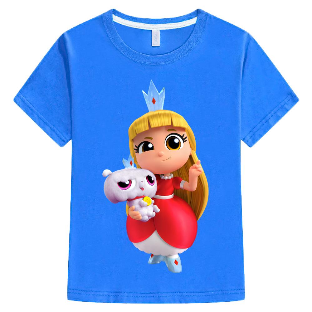 

True and The Rainbow Kingdom Tshirt Summer Cotton T-shirt Crew Neck Short Short Kids Clothes Y2k Print Anime Tees 8T