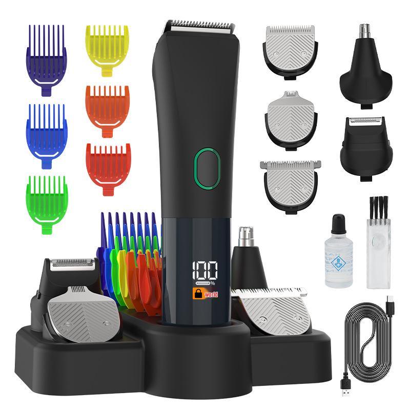 Men's Multifunctional Waterproof Electric Shaver and Hair Trimmer Set
