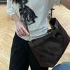 Retro Autumn and Winter Suede Matte Tote Bag, High-end Handbag, Versatile Commuter Messenger Women's Bag, Large-capacity Bag