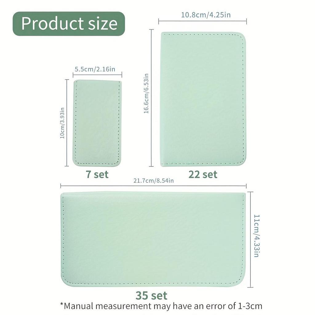7//22/35 Piece Green Manicure Pedicure Multi-Purpose Set, Toenail Care Set, Manicure Set Pedicure Tool Set
