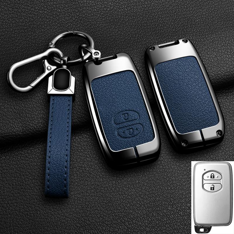 Legierung Auto Schlüsselhülle Abdeckung Schale Fob Für Toyota Prius 30 Alpha Aqua Land Cruiser Auris Für Lexus LC 200 2012 - 2014 Teile Schlüsselanhänger