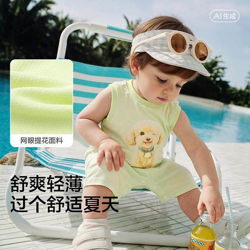 Balabala Baby Hoodie Jumpsuit
