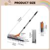 Thatch Rake Efficient Weeding Tool for Aeration Comb Turf Dead Grass Removal