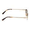 MIU MIU Solid Color Design Metal Irregular Shape Sunglasses Women Sunglasses Gold SMU56ZE5AKFE09ZC056