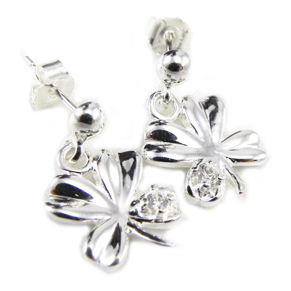 Les Trésors De Lily [G1941] - Boucles Argent 'Trèfle' argent