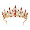 Sparkling Rhinestones Bridal Crowns with Secure Hair Comb Grip Wedding Headpiece For Bride Ceremony and Photography Props