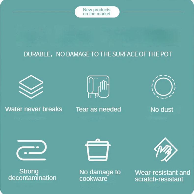 Disposable Strong Cleaning Kitchen Cloth, Daily Cleaning Dishcloth, and Cloth