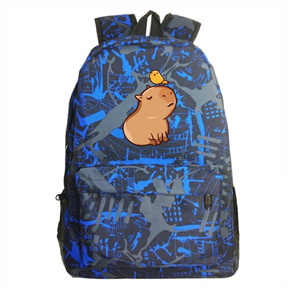 Süßer Rucksack mit Aufdruck von Peripheriegeräten Studentenschulranzen Freizeit-Reise-Rucksack mit großem Fassungsvermögen