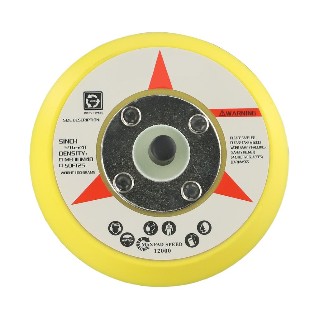 For Air Sander Backing Pad Polishing 1'' - 6'' Sanding Disc Backing Pads