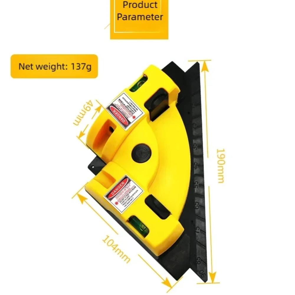 90 Degree Infrared Laser Level Vertical Horizontal Line for Floor Tiling Accurate Measurement