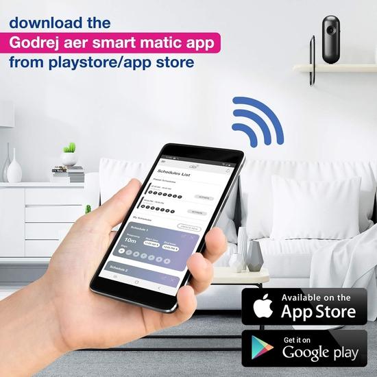 Godrej Aer Matic Nachfüller - Automatische Raumlufterfrischer | Passion | 2200 Sprays garantiert | Hält bis zu 60 Tage (225ml)