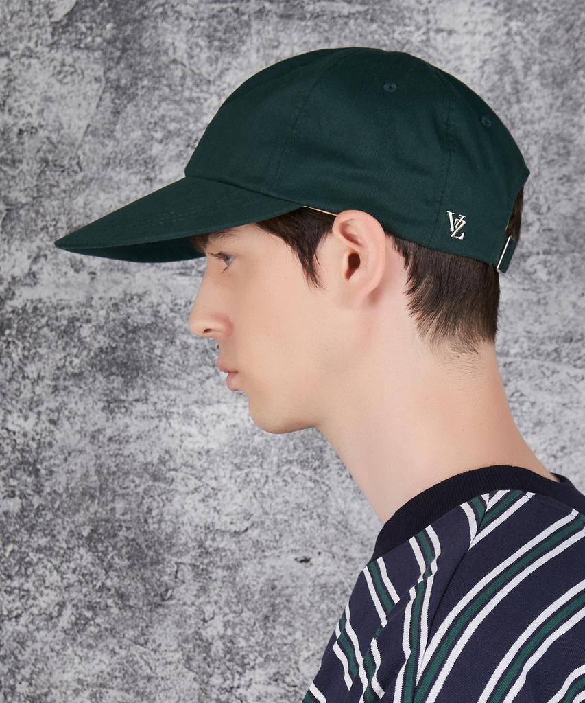 Bajal Ordinary Oversized Cotton Ball Cap Green